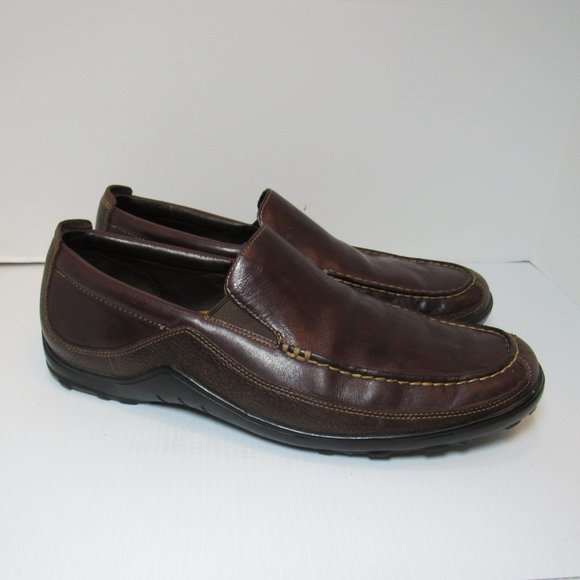 Cole Haan Other - Cole Haan Brown Leather Slip On Shoes